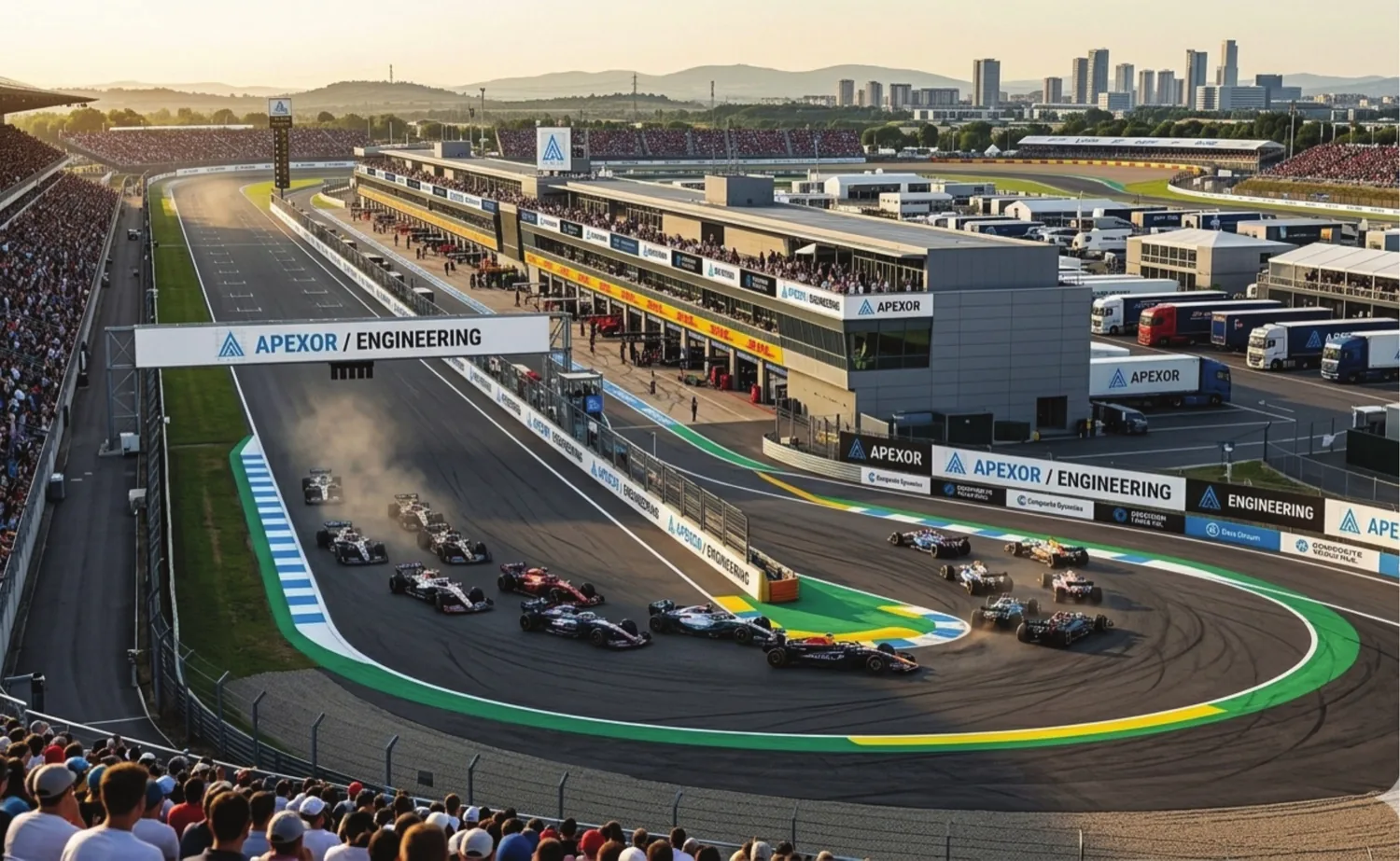 Die Gestaltung von Apexor im Formel-1-Umfeld als Anwendungsbeispiel aus dem Styleguide