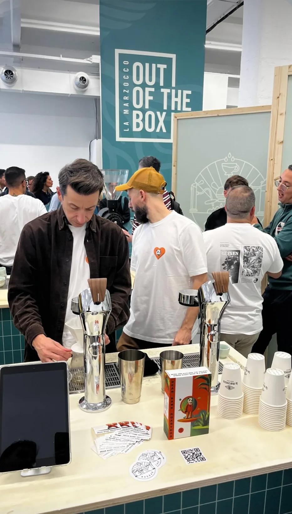 Der Auftritt von Bean Bank bei La Marzocco Out of the Box in Mailand