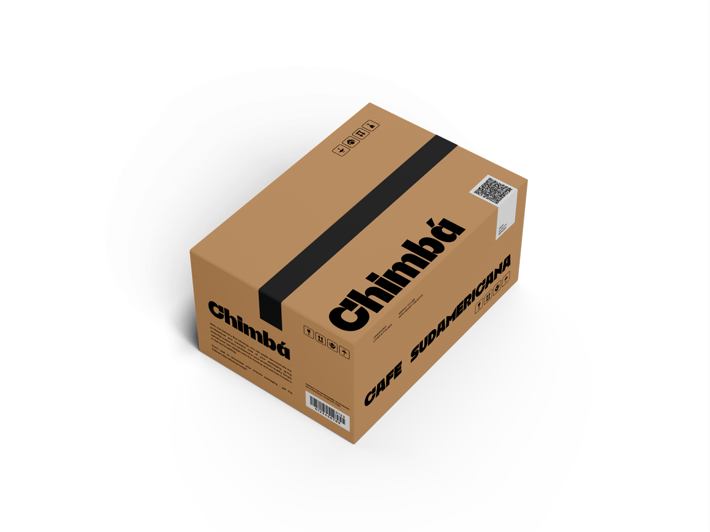 Der Versandkarton aus Kraftpapier von Chimbá für Lieferung und Versand
