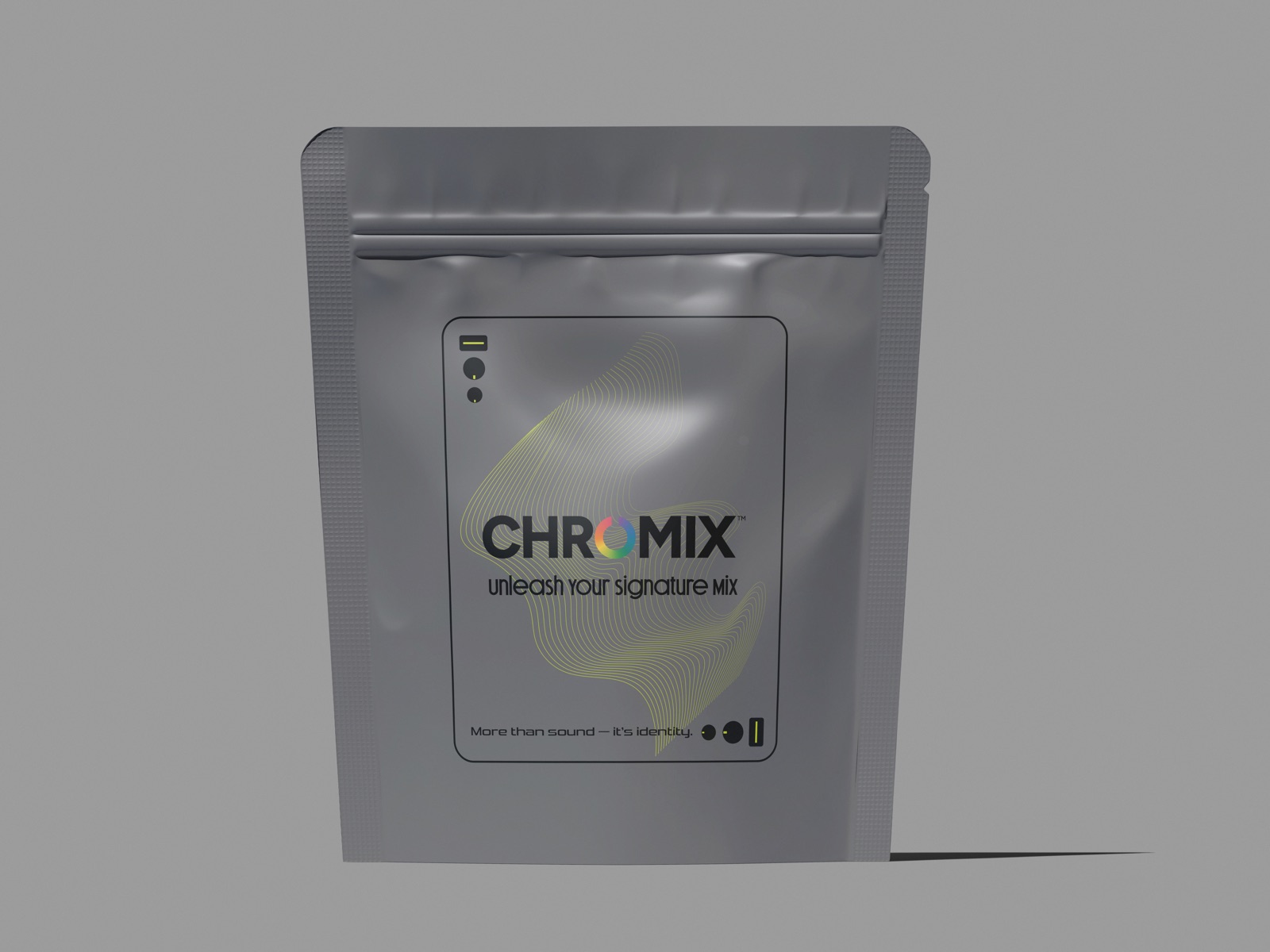 Der Beutel mit Stanzform von ChromixGear für kleine Teile, erste Ansicht