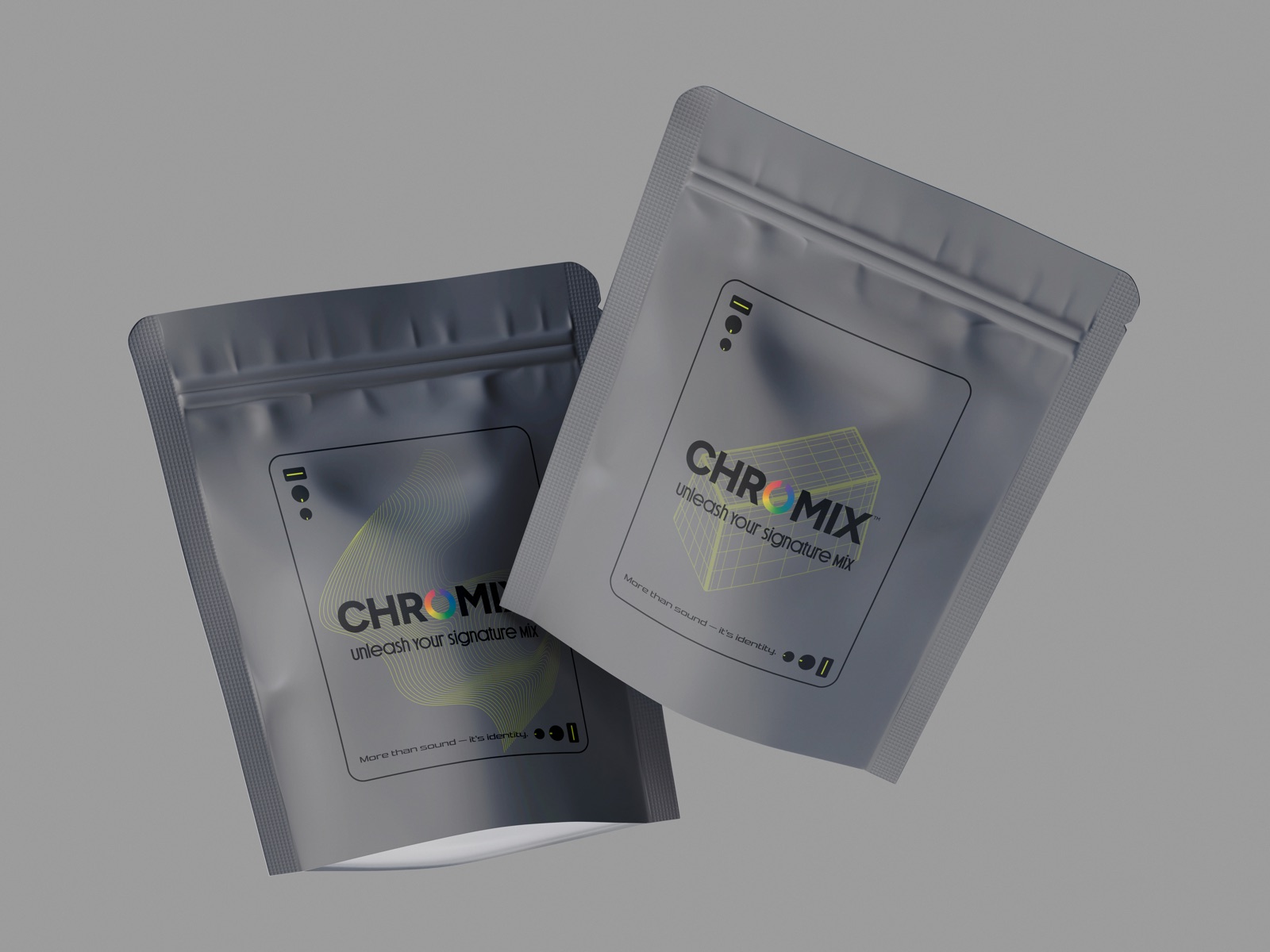 Der Beutel mit Stanzform von ChromixGear für kleine Teile, zweite Ansicht