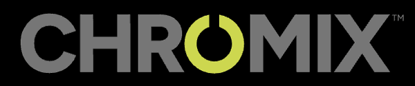 Das Logo von ChromixGear mit dem Power-O, dem Element mit Wiedererkennungswert