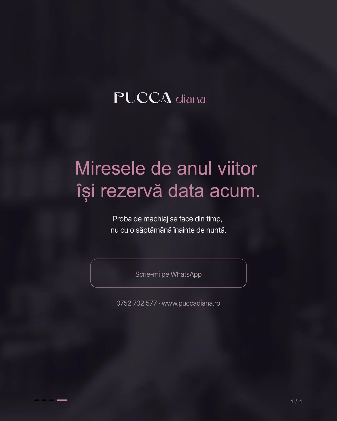 Das vierte Bild des Karussells von Pucca Diana, das eine echte Fünf-Sterne-Bewertung zeigt