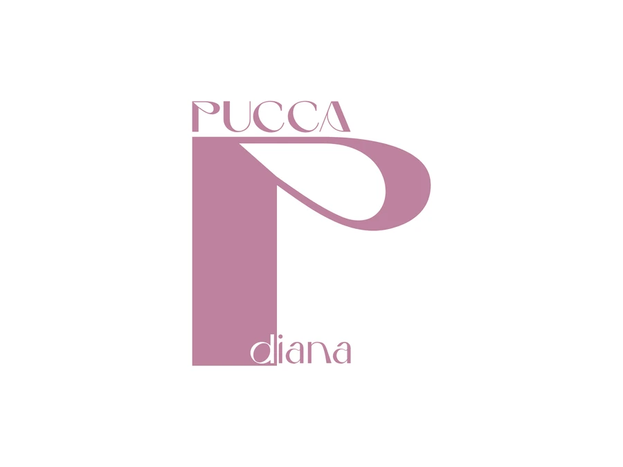 Die erste Variante aus dem Logosystem von Pucca Diana in Weiß