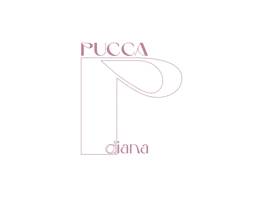 Die zweite Variante aus dem Logosystem von Pucca Diana in Weiß